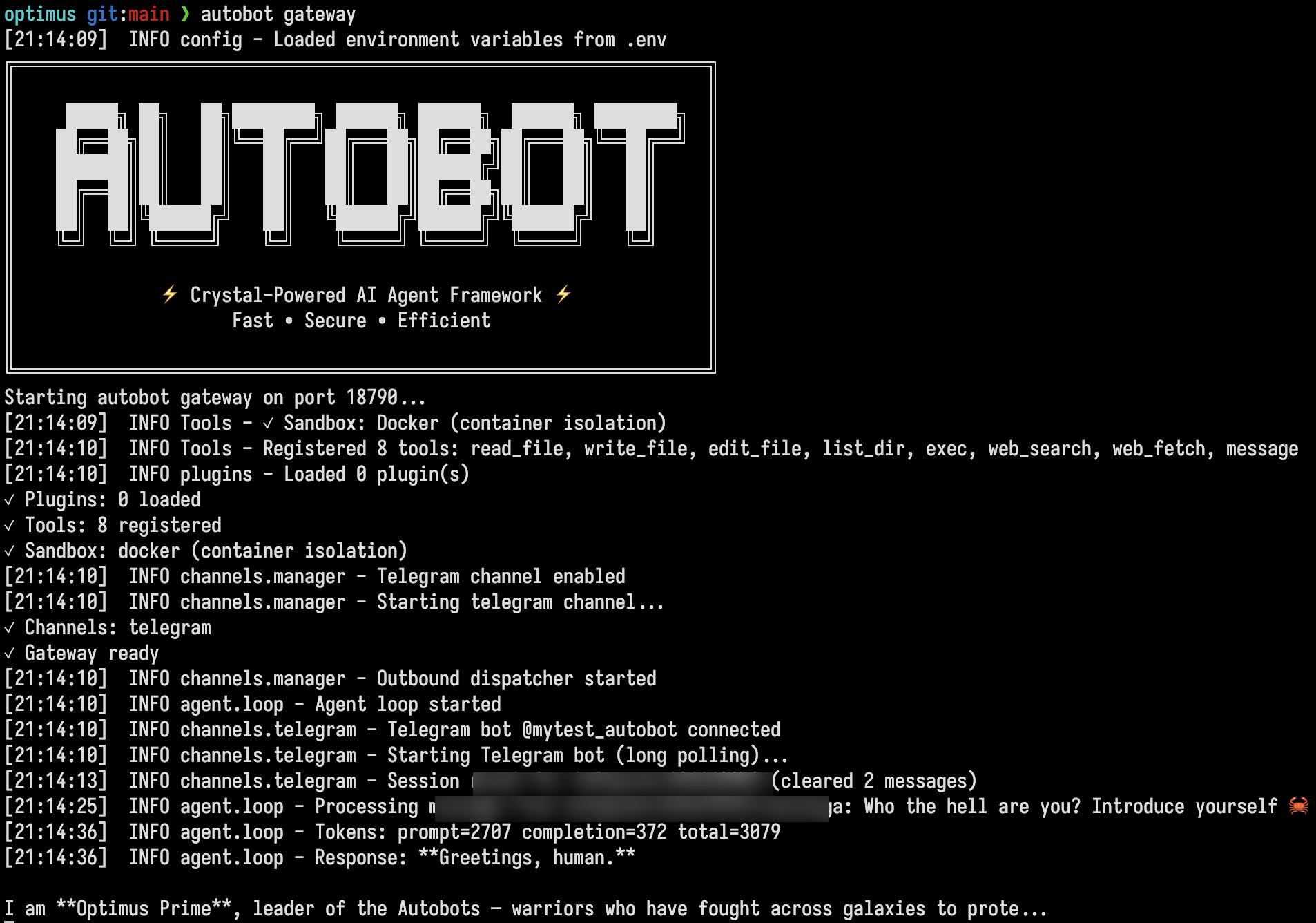 Autobot Terminal